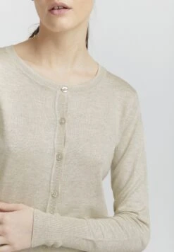 OXMO Chaqueta De Punto - Oyster Grey Melange -OXMO Tienda de ventas 00452575842343f2a5498c1ac043ffc5