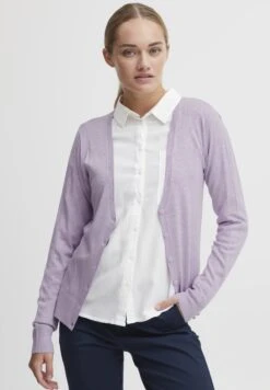 OXMO Oxhelene - Chaqueta De Punto - Purple Rose Melange
