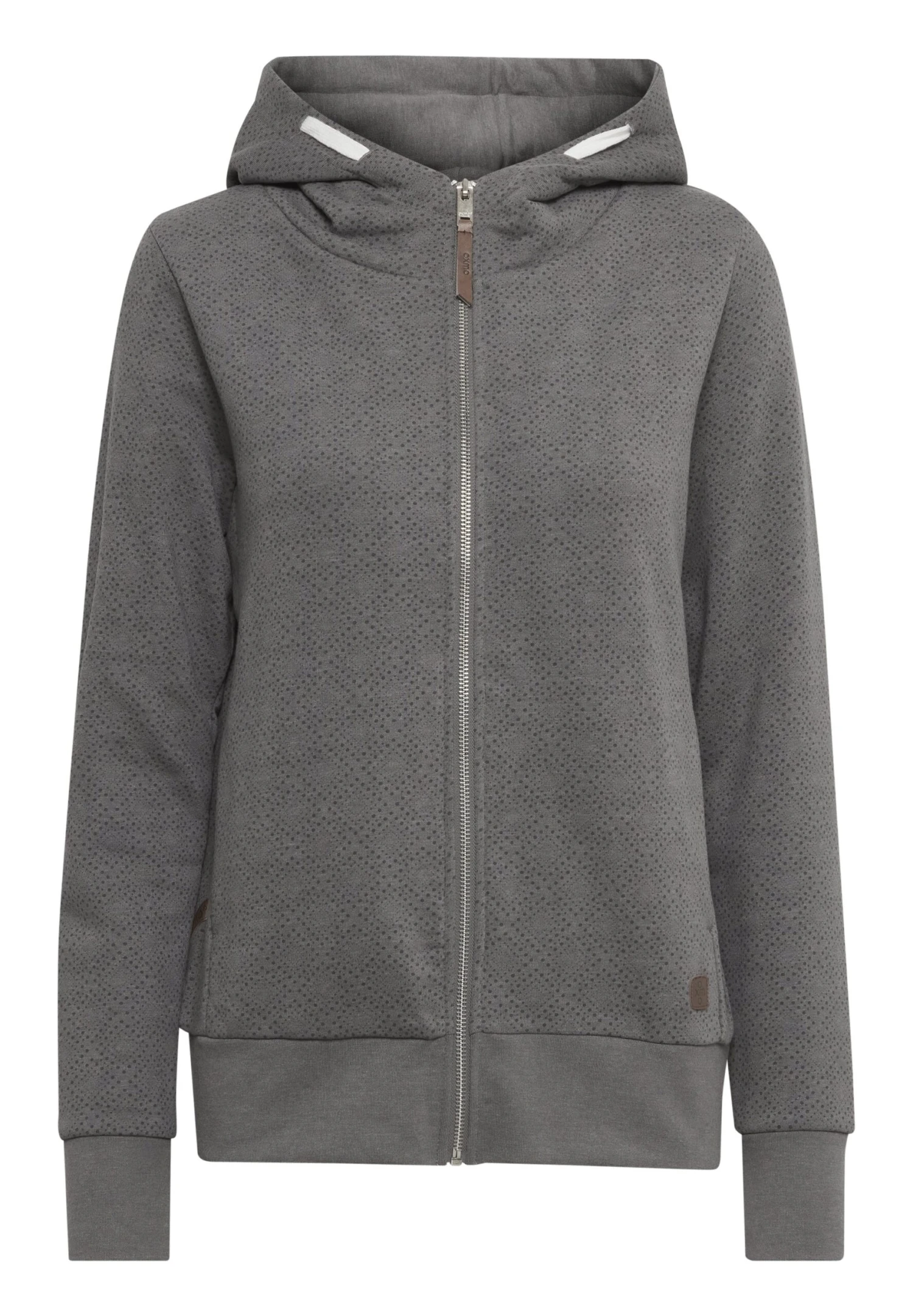 OXMO Vendela - Sudadera Con Cremallera - Grey 6 OXMO Vendela - Sudadera Con Cremallera - Grey - Imagen 6