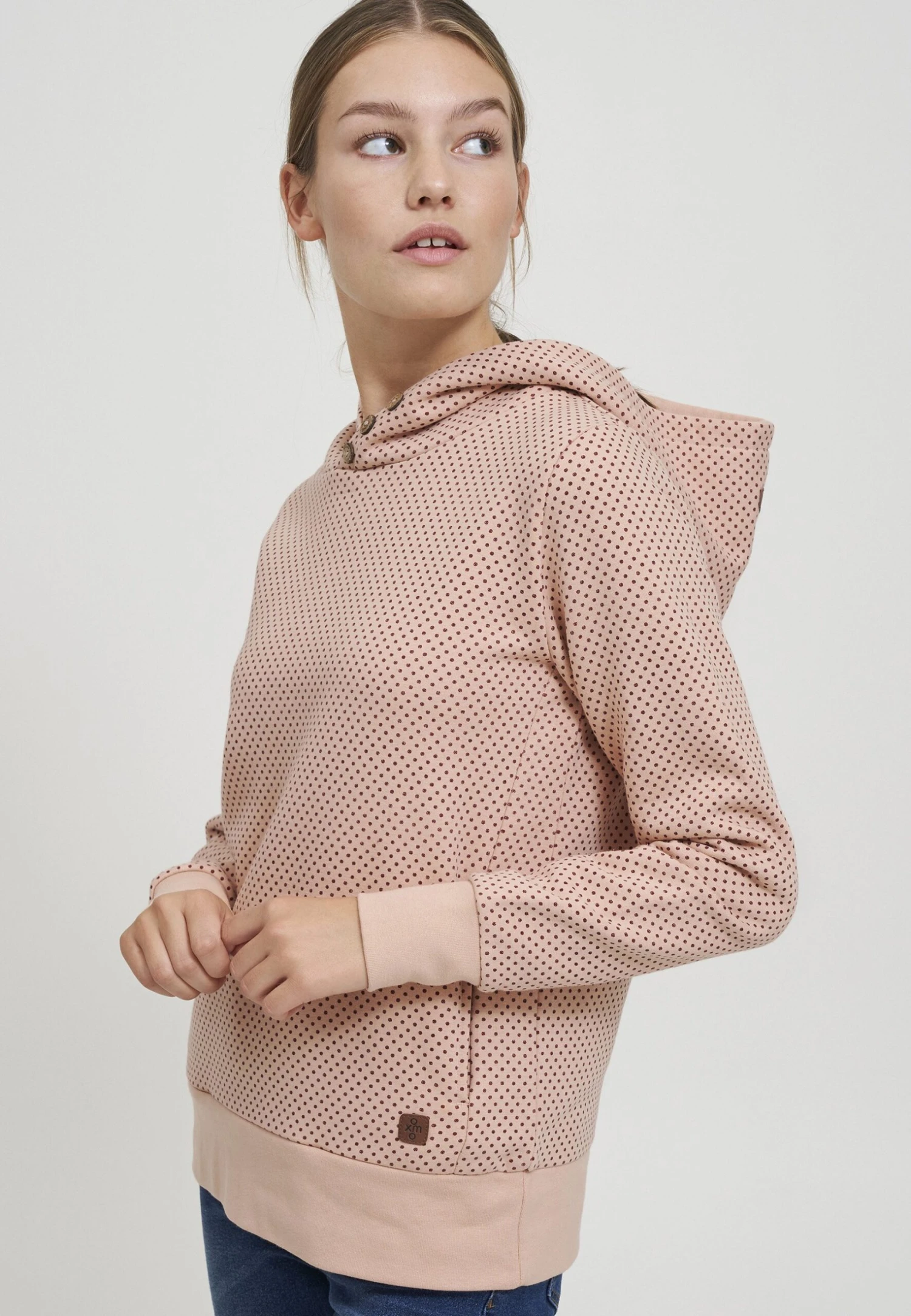 OXMO Oxvera - Jersey Con Capucha - Mahogany Rose 5 OXMO Oxvera - Jersey Con Capucha - Mahogany Rose - Imagen 5