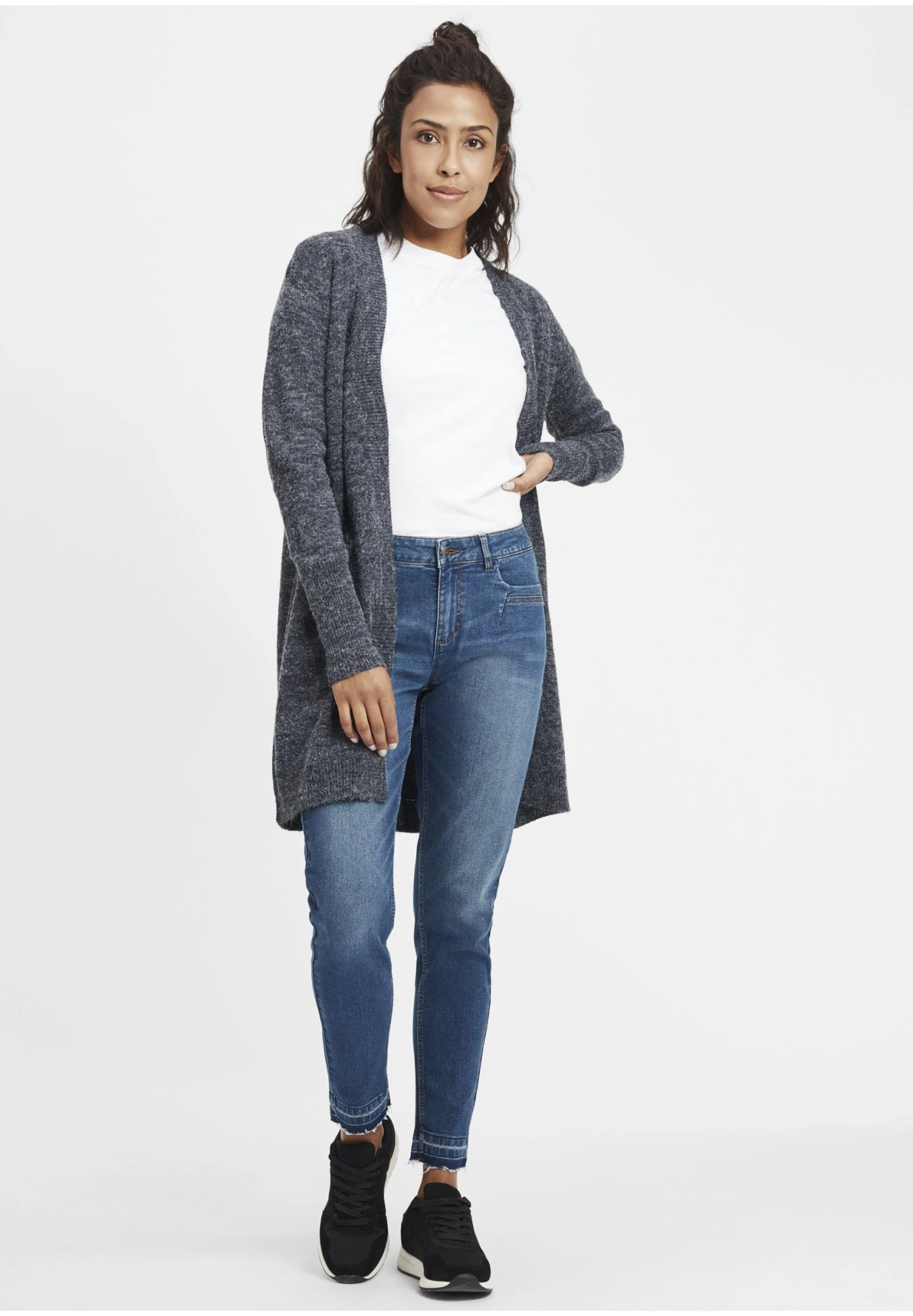 OXMO Oxneli - Chaqueta De Punto - Navy 2 OXMO Oxneli - Chaqueta De Punto - Navy - Imagen 2