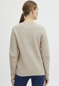 OXMO Oxhelga - Chaqueta De Punto - Oatmeal -OXMO Tienda de ventas 1892b10f2cfc4bf380eb8c09c101b032