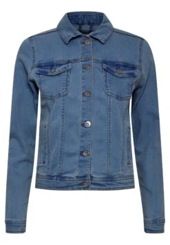 OXMO Oxfria - Chaqueta Vaquera - Mid Blue Denim -OXMO Tienda de ventas 1f9c3b30cec04071a54bf66ee6e2a1e9