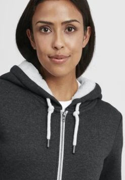 OXMO Oxbinja - Sudadera Con Cremallera - Dark Grey Melange -OXMO Tienda de ventas 21cce73666ae49cc8cbc725c83976288