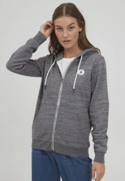 OXMO Oxhelna - Sudadera Con Cremallera - Pewter Melange