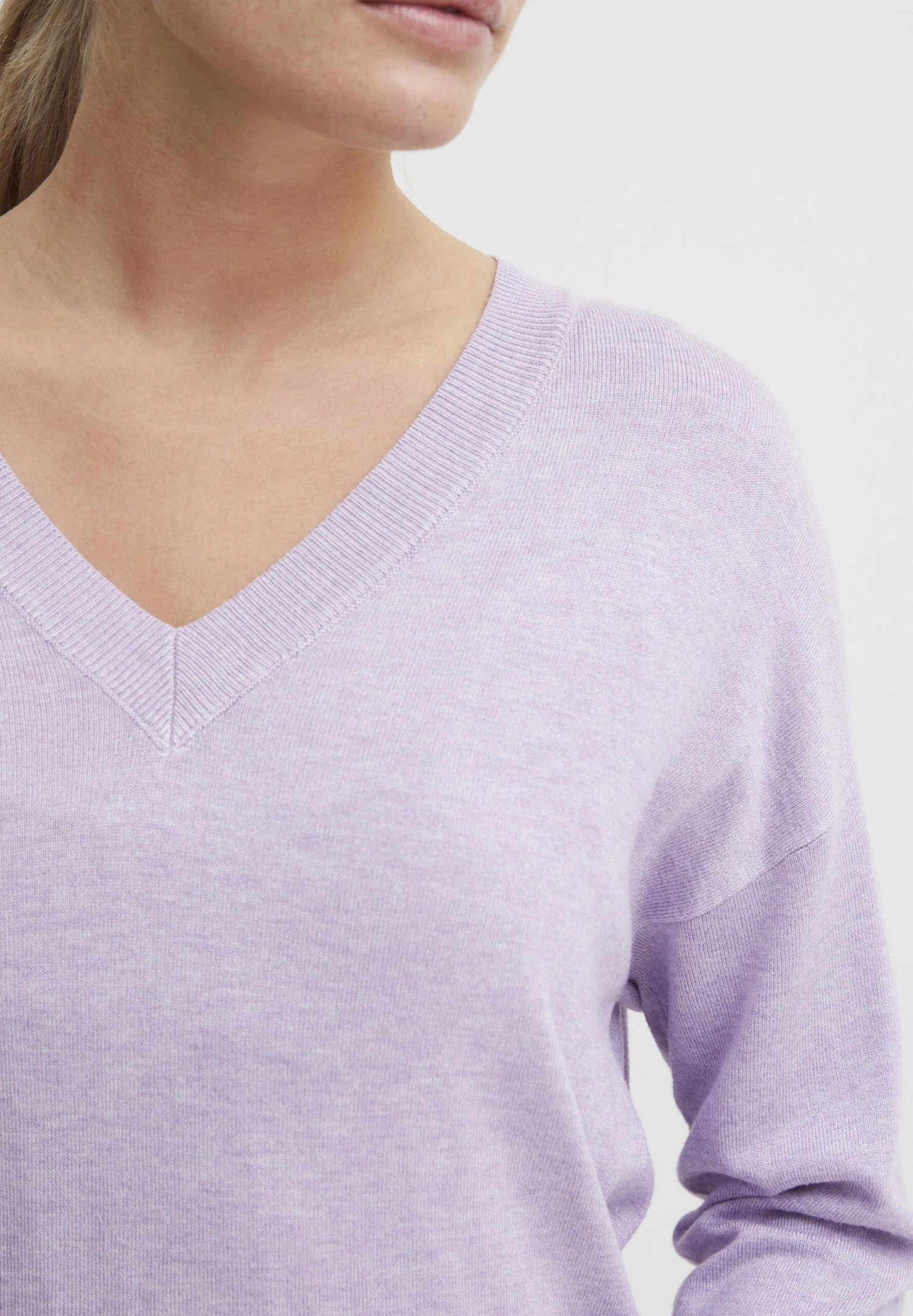 OXMO Oxhelle - Jersey De Punto - Purple Rose Melange 4 OXMO Oxhelle - Jersey De Punto - Purple Rose Melange - Imagen 4