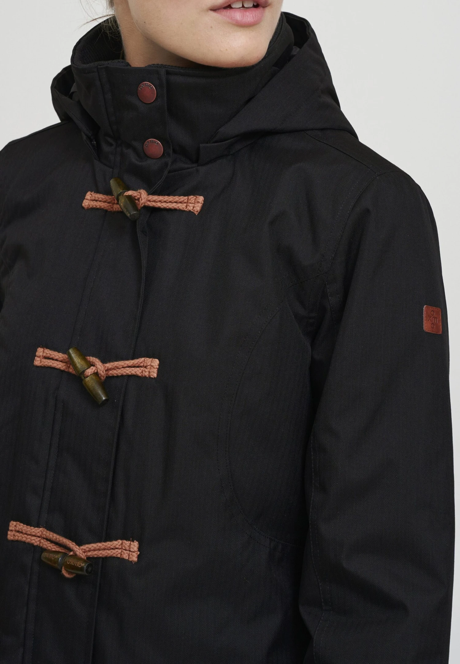 OXMO Oxbrooke - Abrigo De Invierno - Black 4 OXMO Oxbrooke - Abrigo De Invierno - Black - Imagen 4