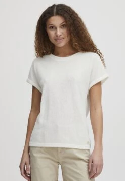 OXMO Oxkatie - Camiseta Básica - Off White