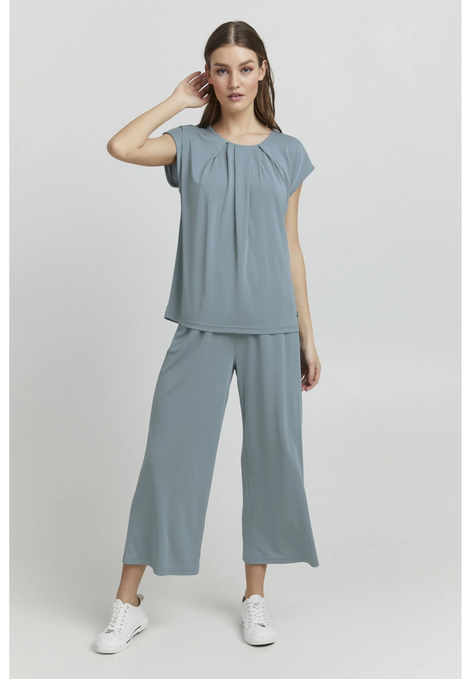 OXMO Bjalla - Camiseta Estampada - Blue 2 OXMO Bjalla - Camiseta Estampada - Blue - Imagen 2