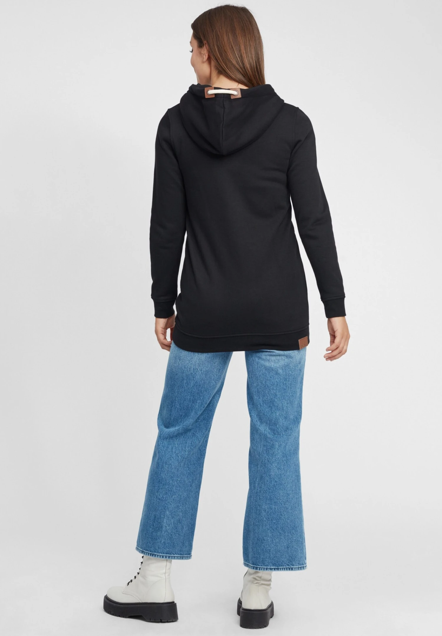 OXMO Oxvicky - Sudadera Con Cremallera - Black 3 OXMO Oxvicky - Sudadera Con Cremallera - Black - Imagen 3