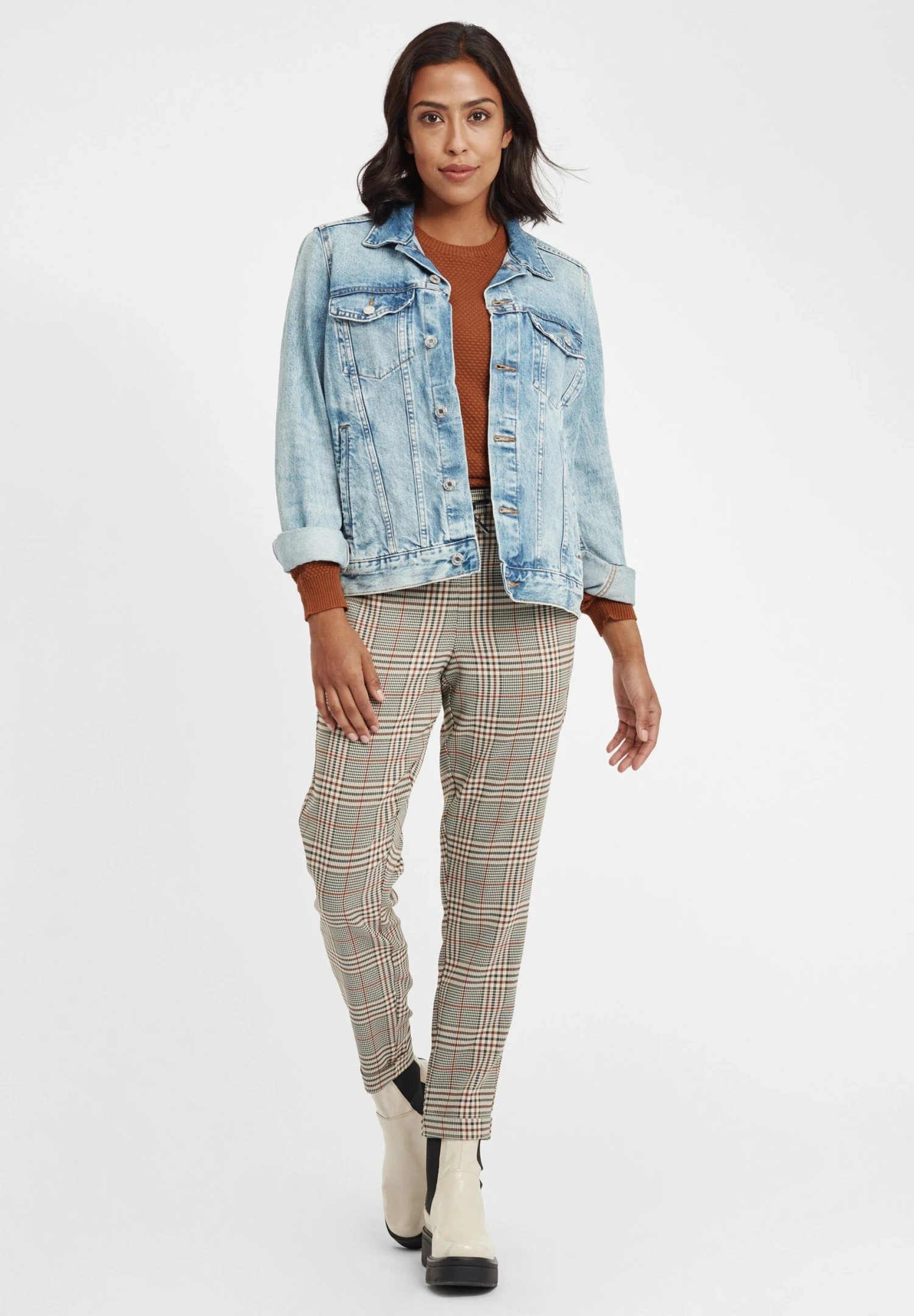 OXMO Oxsarah - Jersey De Punto - Cinnamon 2 OXMO Oxsarah - Jersey De Punto - Cinnamon - Imagen 2