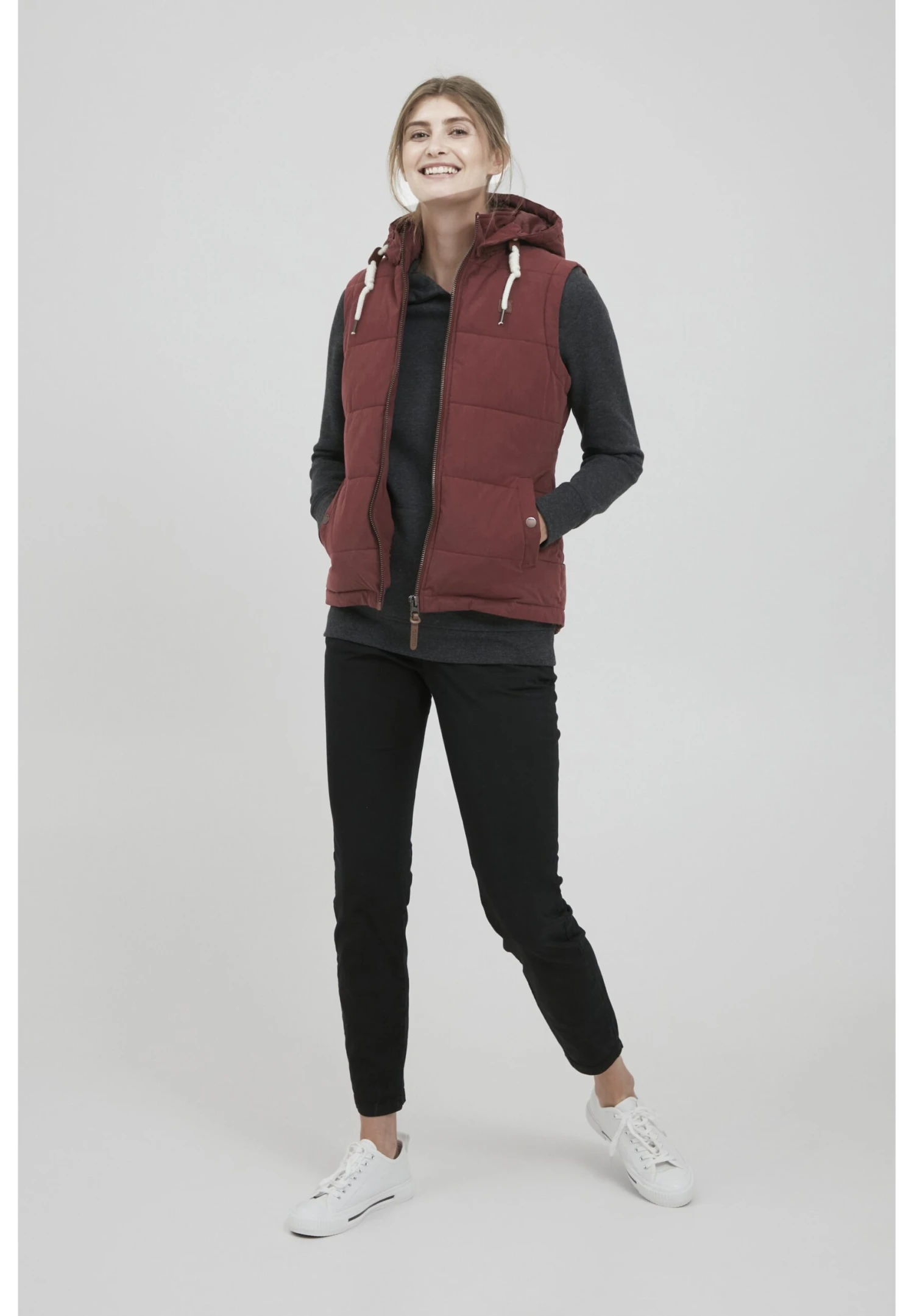 OXMO Oxlew - Chaleco - Wine Red 2 OXMO Oxlew - Chaleco - Wine Red - Imagen 2