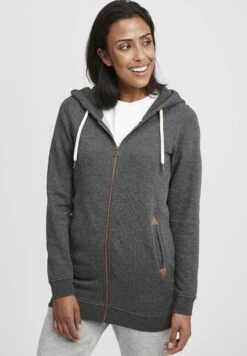 OXMO Oxvicky - Sudadera Con Cremallera - Dar Grey M