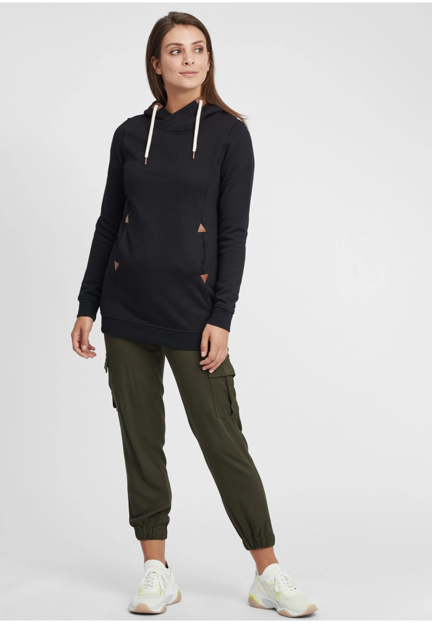 OXMO Oxvicky - Jersey Con Capucha - Black 2 OXMO Oxvicky - Jersey Con Capucha - Black - Imagen 2