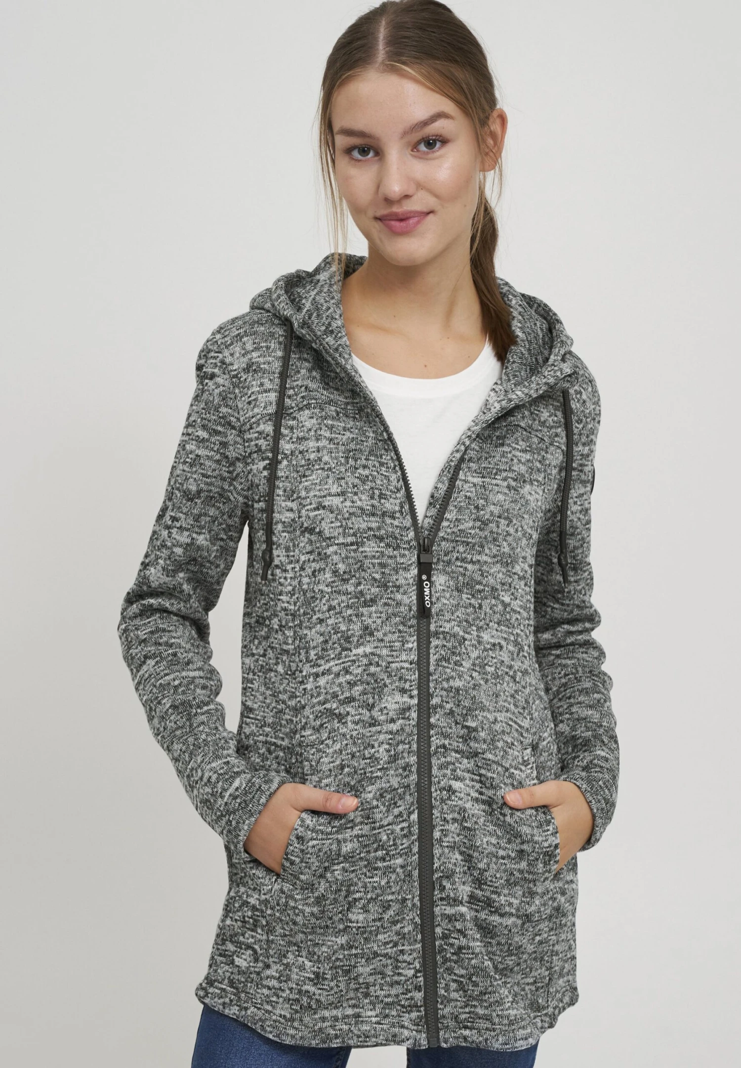 OXMO Oxkaira - Abrigo De Invierno - Dark Shadow 1 OXMO Oxkaira - Abrigo De Invierno - Dark Shadow