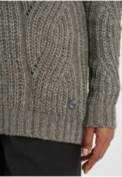 OXMO Oxclea - Chaqueta De Punto - Medium Grey Melange 10 OXMO Oxclea - Chaqueta De Punto - Medium Grey Melange -OXMO Tienda de ventas 4d6f96e91d314ebfb93af05430ca9557