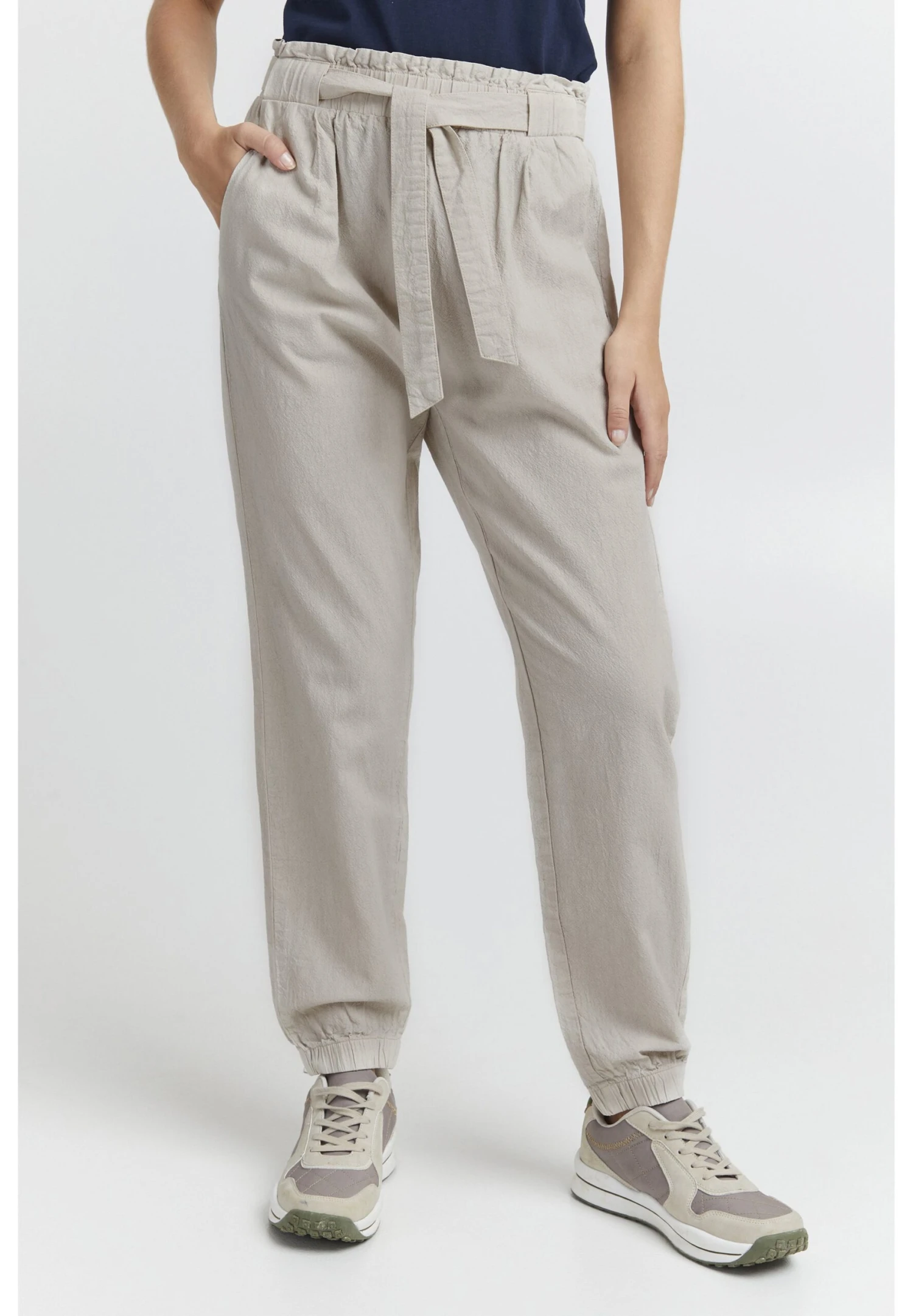 OXMO Pantalones - Oatmeal 1 OXMO Pantalones - Oatmeal