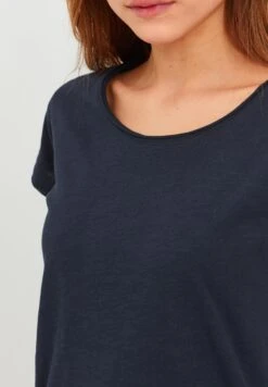 OXMO Oxlydi - Camiseta Básica - Blue -OXMO Tienda de ventas 51174e086f484be28f2e2a6eafa49ad1