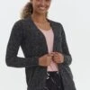 OXMO Oxnena - Chaqueta De Punto - Charcoal Mix