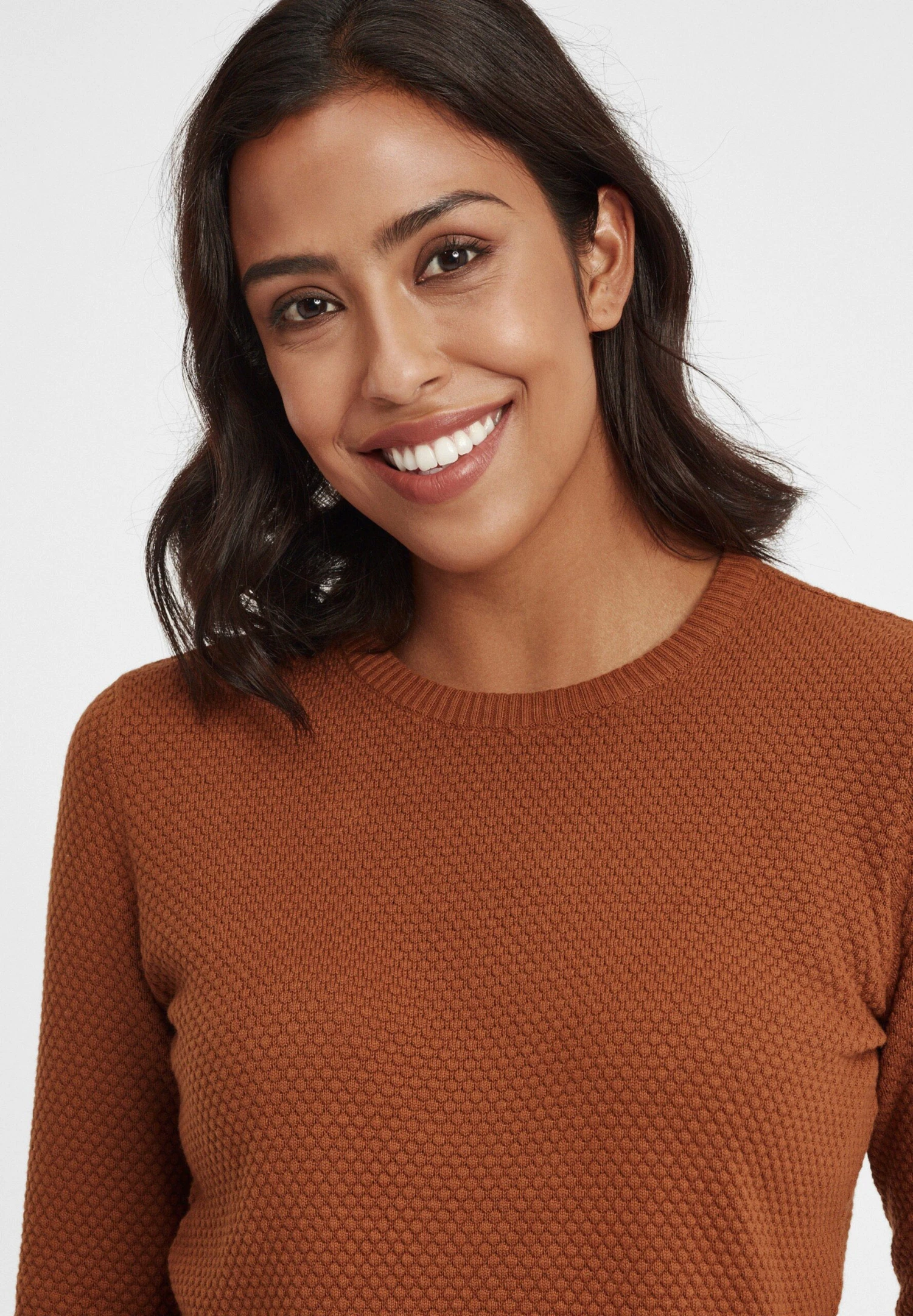 OXMO Oxsarah - Jersey De Punto - Cinnamon 4 OXMO Oxsarah - Jersey De Punto - Cinnamon - Imagen 4