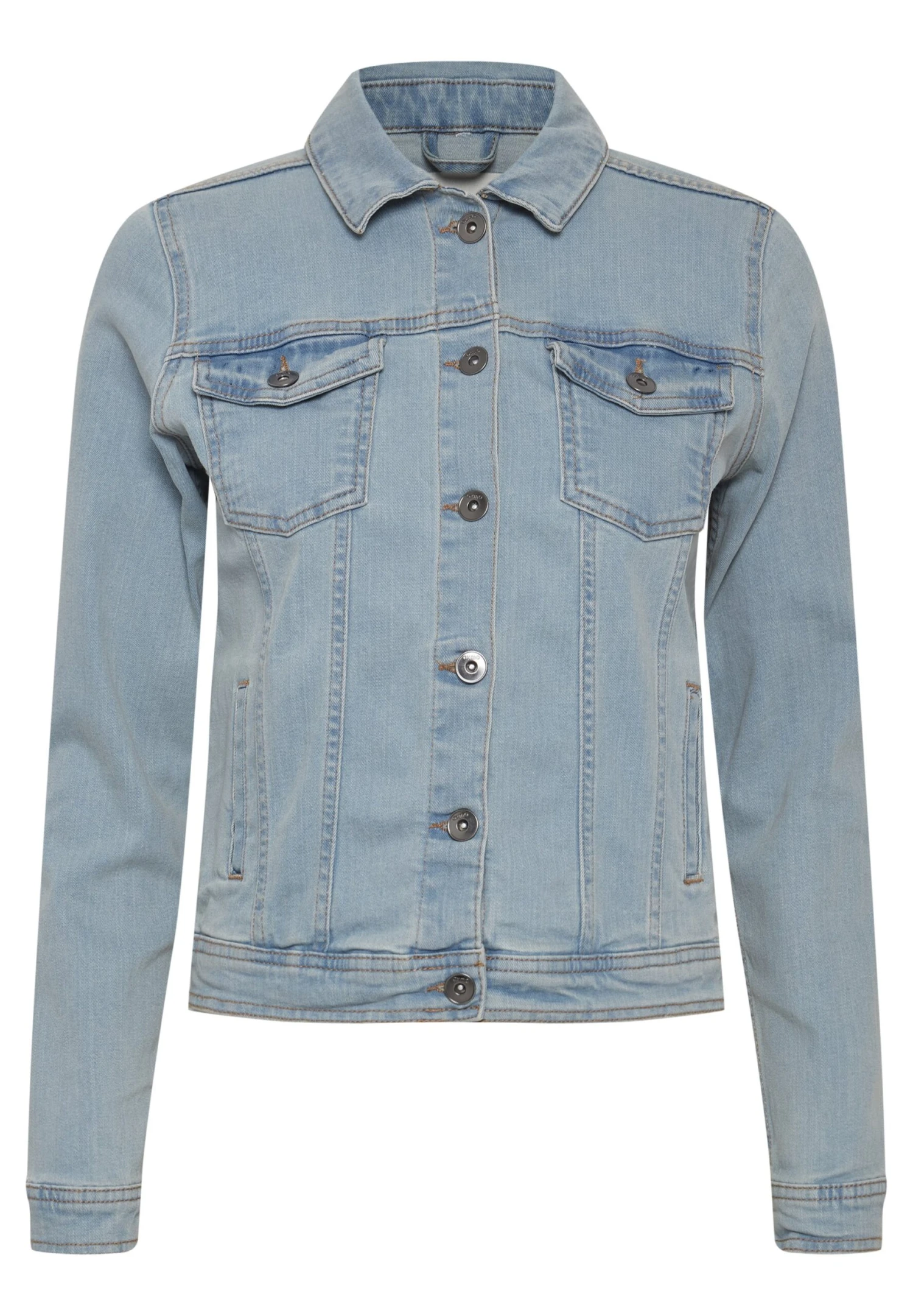 OXMO Oxfria - Chaqueta Vaquera - Light Blue Denim 6 OXMO Oxfria - Chaqueta Vaquera - Light Blue Denim - Imagen 6