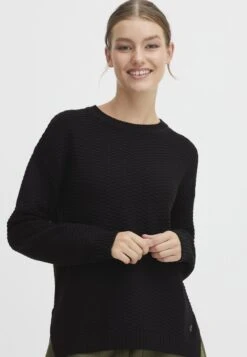 OXMO Oxmilla - Jersey De Punto - Black