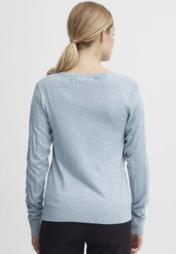 OXMO Oxhelene - Chaqueta De Punto - Blue Bell Melange 8 OXMO Oxhelene - Chaqueta De Punto - Blue Bell Melange -OXMO Tienda de ventas 6e93753bd24b4e7fbe504ef6991f506e