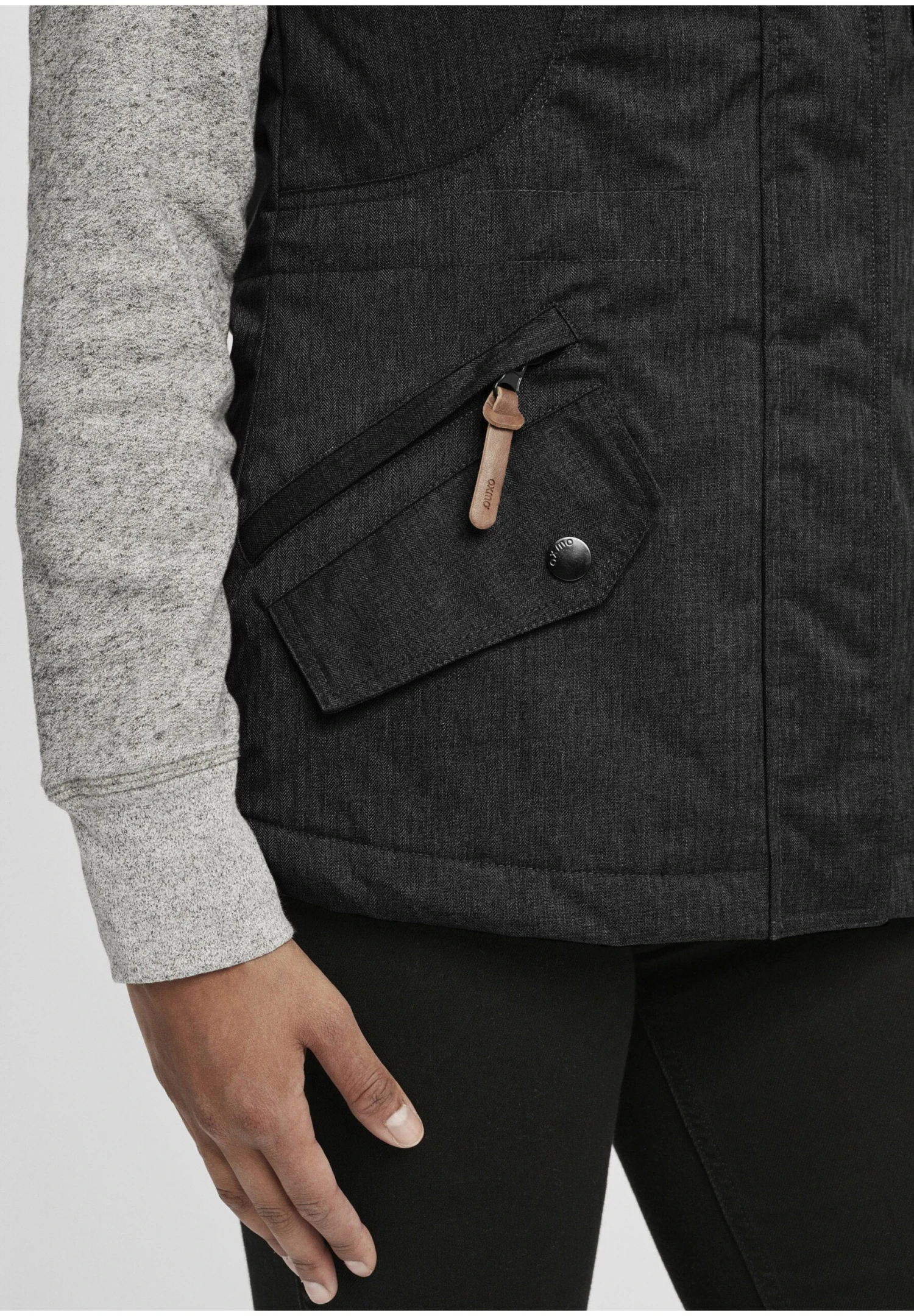 OXMO Oxbellissa - Chaleco - Black 4 OXMO Oxbellissa - Chaleco - Black - Imagen 4