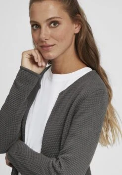 OXMO Oxhilda - Chaqueta De Punto - Pewter -OXMO Tienda de ventas 6f667a9d476443a3af1be4c401334f2b