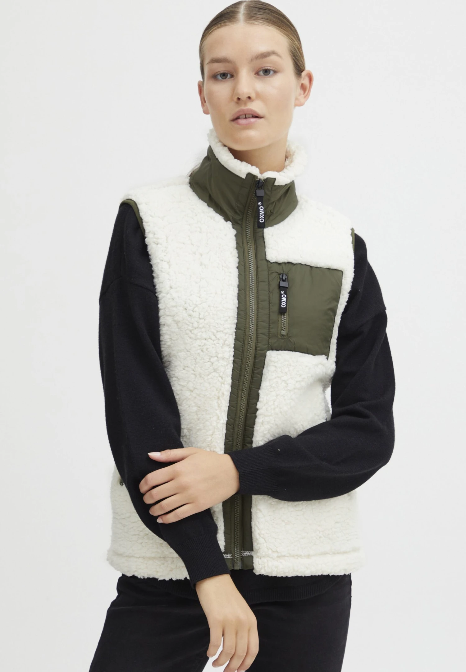 OXMO Oxelinor - Chaleco - Cloud Dancer 1 OXMO Oxelinor - Chaleco - Cloud Dancer