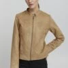 OXMO Peggy - Chaqueta De Cuero Sintético - Tannin