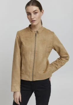 OXMO Peggy - Chaqueta De Cuero Sintético - Tannin