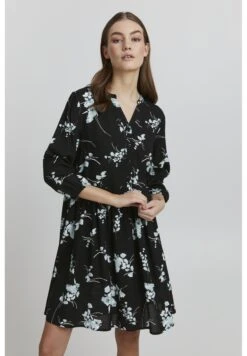 OXMO Vestido Informal - Black Mix