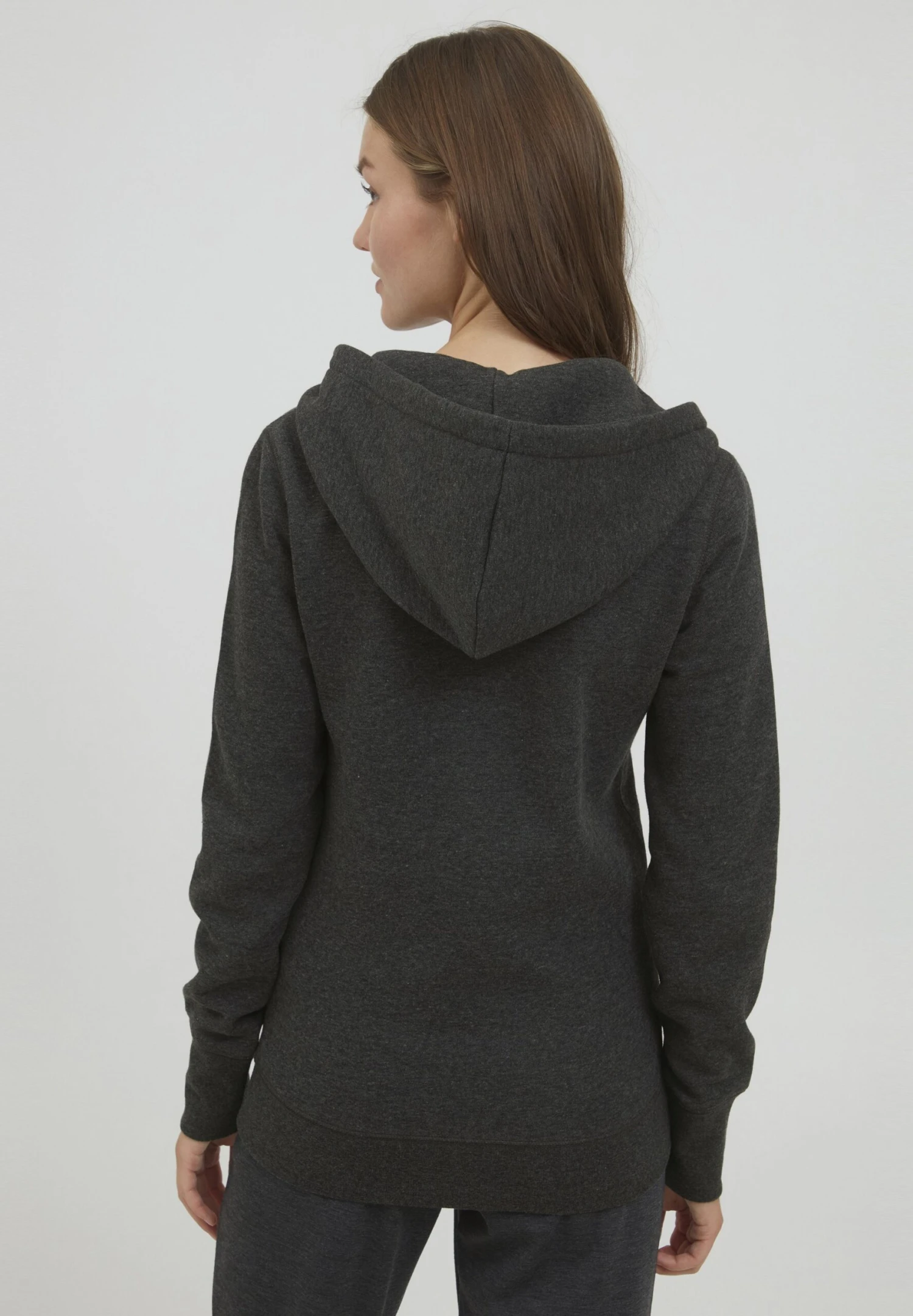 OXMO Oxolinda - Chaqueta De Punto - Dark Grey Melange 3 OXMO Oxolinda - Chaqueta De Punto - Dark Grey Melange - Imagen 3