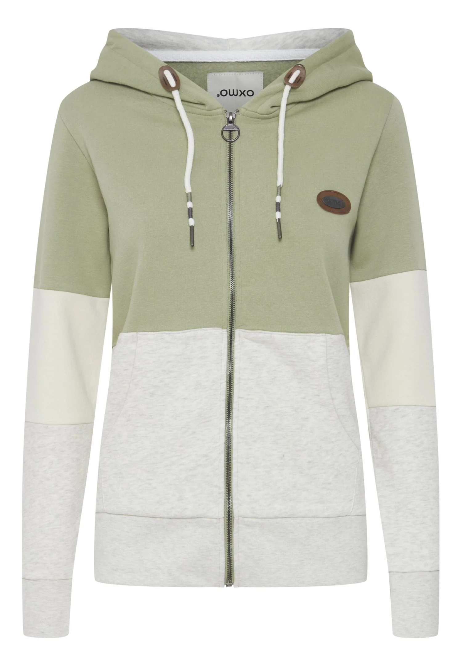 OXMO Kate - Sudadera Con Cremallera - Seagrass 6 OXMO Kate - Sudadera Con Cremallera - Seagrass - Imagen 6
