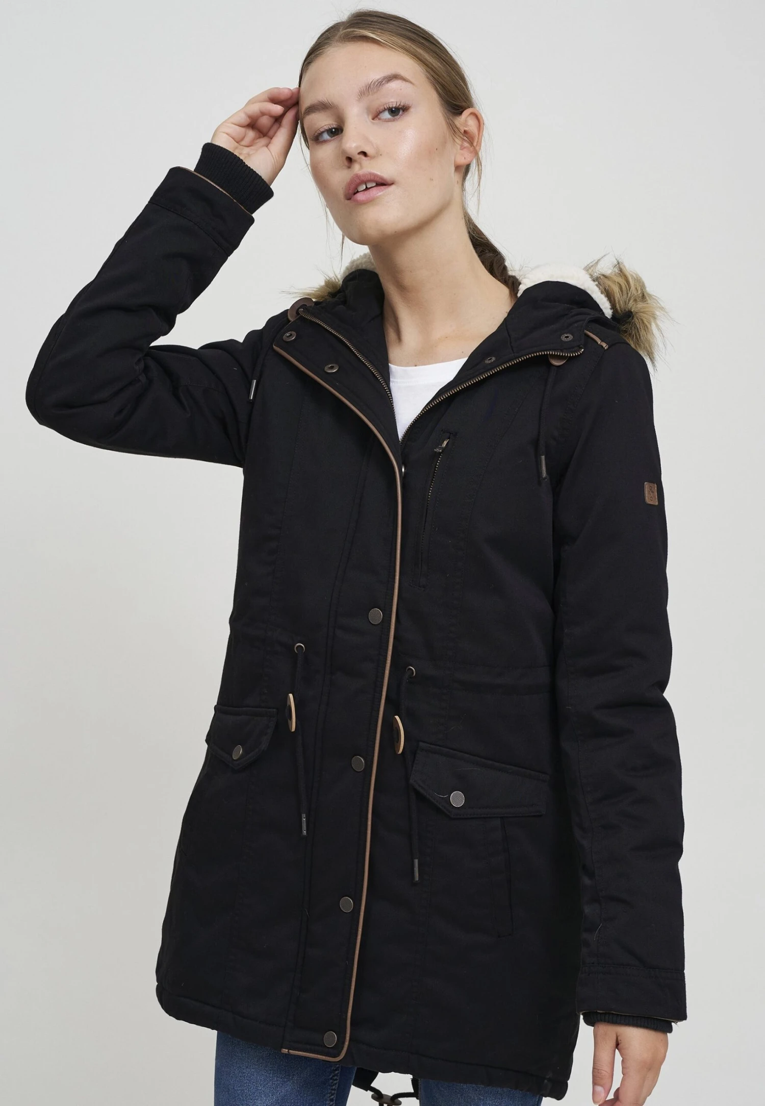 OXMO Oxanna - Parka - Black 1 OXMO Oxanna - Parka - Black