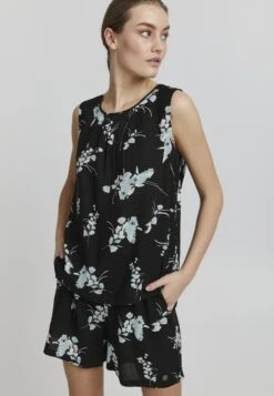 OXMO Esja - Blusa - Black Mix