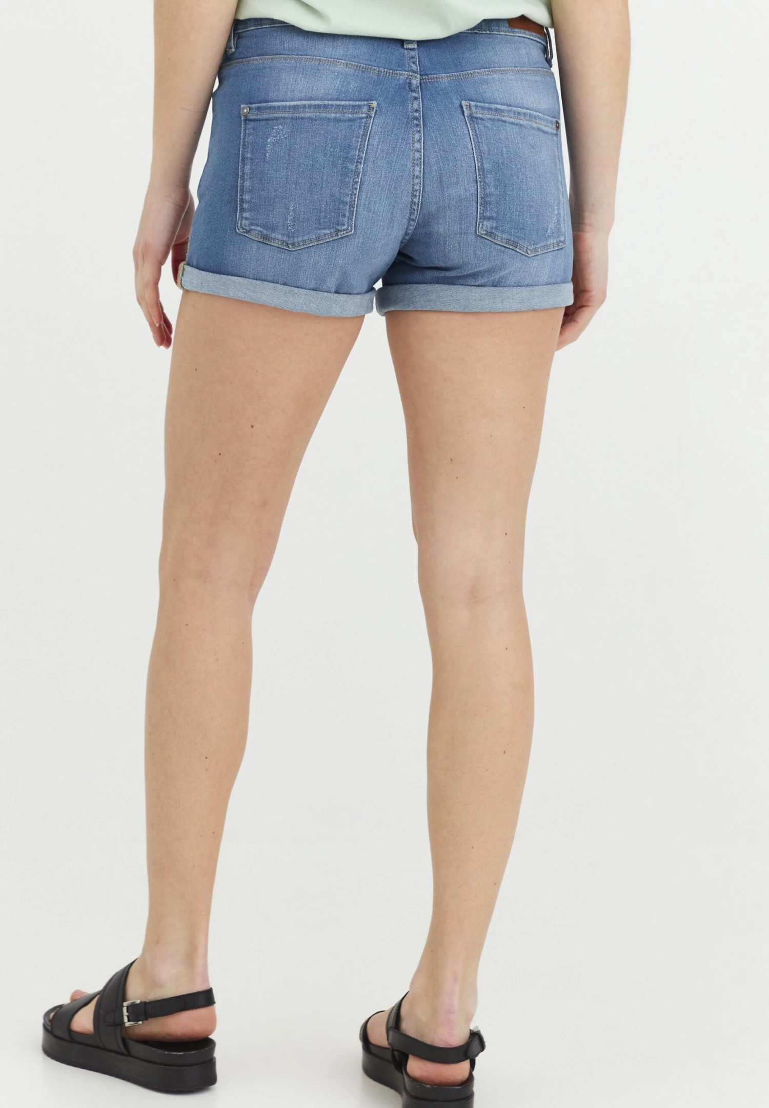 OXMO Oxandreja - Shorts Vaqueros - Light Blue 3 OXMO Oxandreja - Shorts Vaqueros - Light Blue - Imagen 3