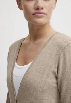 OXMO Oxhelene - Chaqueta De Punto - Cement Melange -OXMO Tienda de ventas 91b7689194224e3eb65336587b88af1c