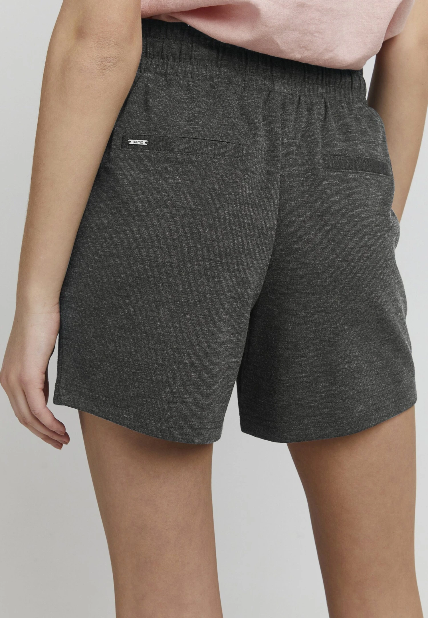 OXMO Annik - Shorts - Medium Grey Melange 5 OXMO Annik - Shorts - Medium Grey Melange - Imagen 5
