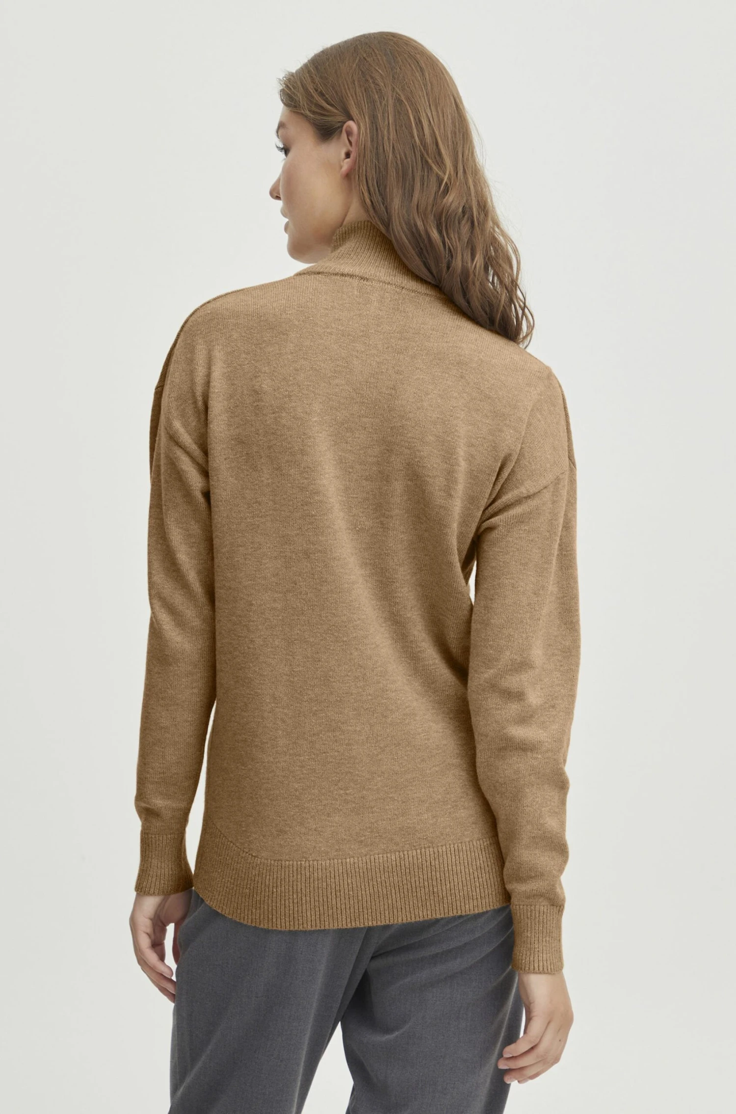 OXMO Rita - Jersey De Punto - Tannin Melange 3 OXMO Rita - Jersey De Punto - Tannin Melange - Imagen 3