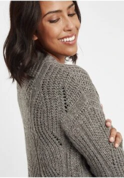 OXMO Oxclea - Chaqueta De Punto - Medium Grey Melange 9 OXMO Oxclea - Chaqueta De Punto - Medium Grey Melange -OXMO Tienda de ventas 965680e32a934b178b34df38768d14ed