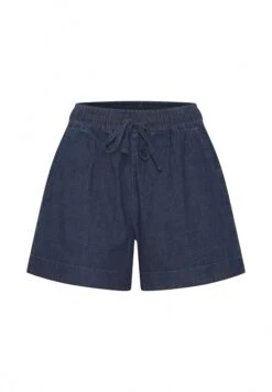 OXMO Oxlillith - Shorts Vaqueros - Dark Blue Denim -OXMO Tienda de ventas 97681ae9f3674ad8af3bedd59af4195c