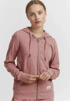 OXMO Oxlova - Sudadera Con Cremallera - Ash Rose Melange