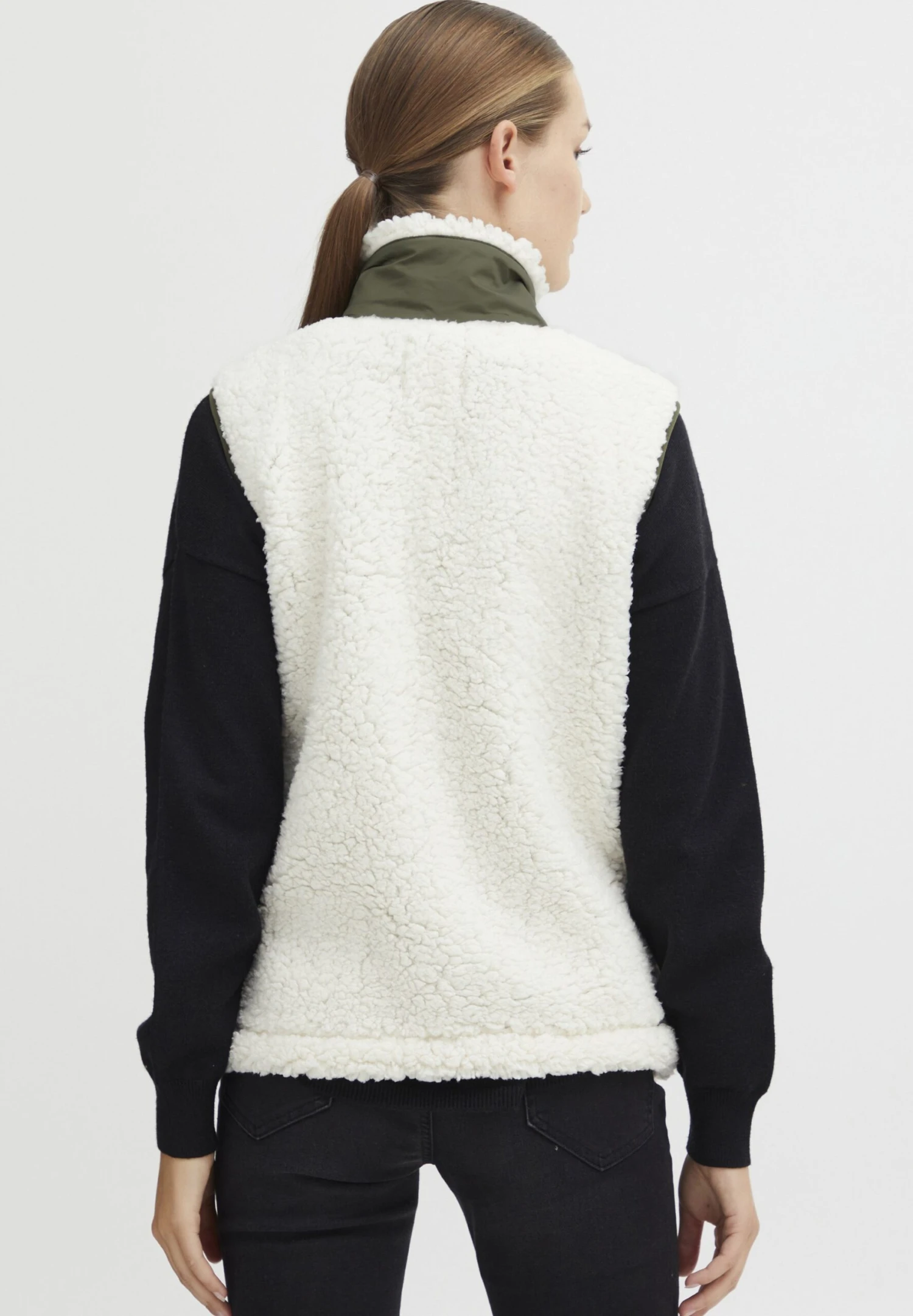 OXMO Oxelinor - Chaleco - Cloud Dancer 3 OXMO Oxelinor - Chaleco - Cloud Dancer - Imagen 3