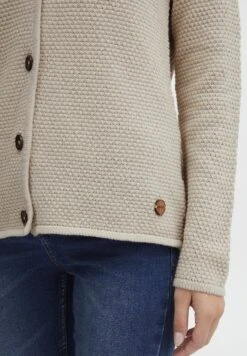 OXMO Oxhelga - Chaqueta De Punto - Oatmeal -OXMO Tienda de ventas 981ab946957f4767ba8d0e418d98c990