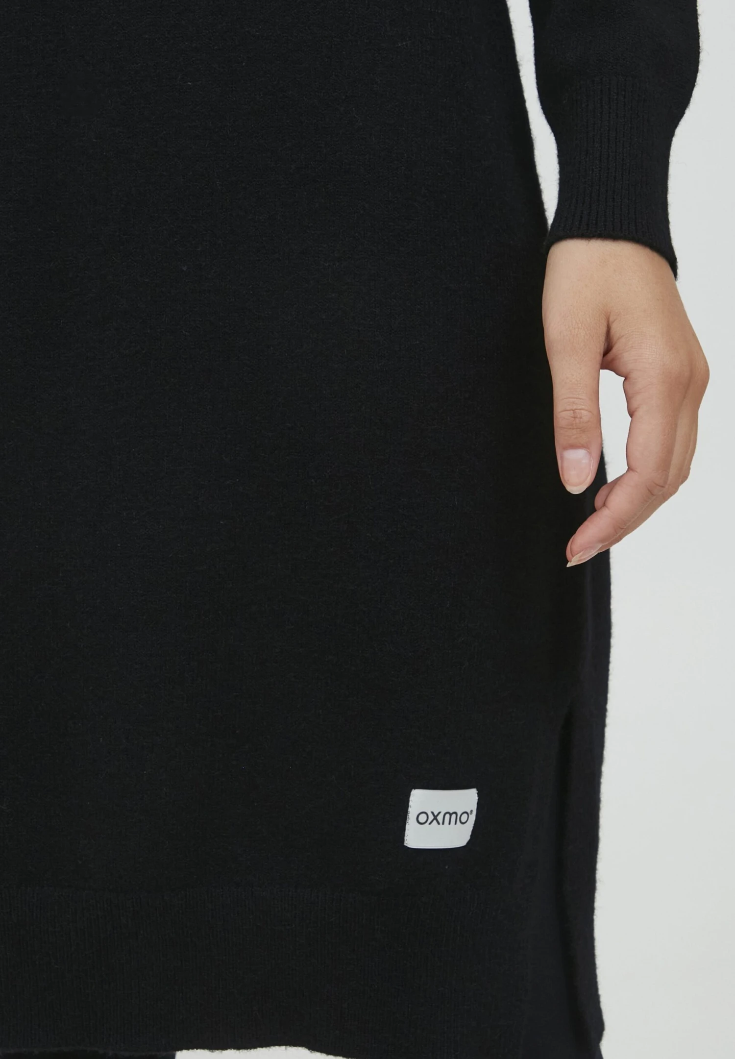 OXMO Oxmareen - Vestido De Punto - Black 5 OXMO Oxmareen - Vestido De Punto - Black - Imagen 5