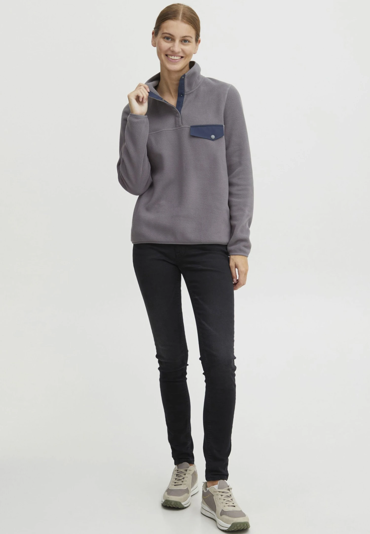 OXMO Oxnyfine - Forro Polar - Pewter 2 OXMO Oxnyfine - Forro Polar - Pewter - Imagen 2