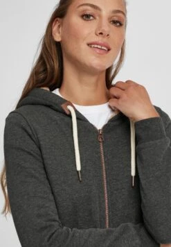 OXMO Oxvicky - Sudadera Con Cremallera - Dar Grey M -OXMO Tienda de ventas a9647c17da6a468ab6e849762c680b66