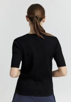 OXMO Riona - Camiseta Básica - Black -OXMO Tienda de ventas a9d63ff82f8142b78387895dee55663a